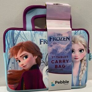 NWT Disney Frozen 7” Tablet Carry Bag with handle.
